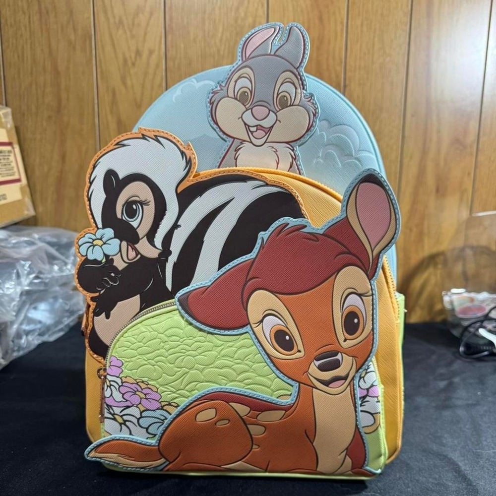 Loungefly Disney Bambi 3 tiered mini backpack NWT